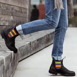 BLUNDSTONE #2105 CHELSEA RAINBOW BOOT US Women's 9 Men's 7 Euro 39